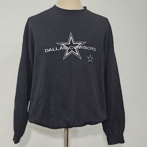 Vintage 90s NFL Dallas Cowboys Logo Athletic Embroidered Sweatshirt 2XL Collecti